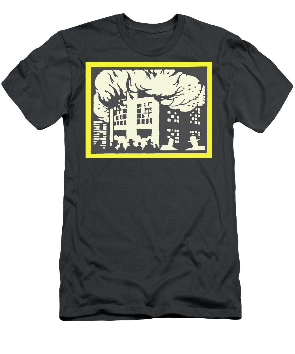 1 Building on Fire Csa Images T-Shirt