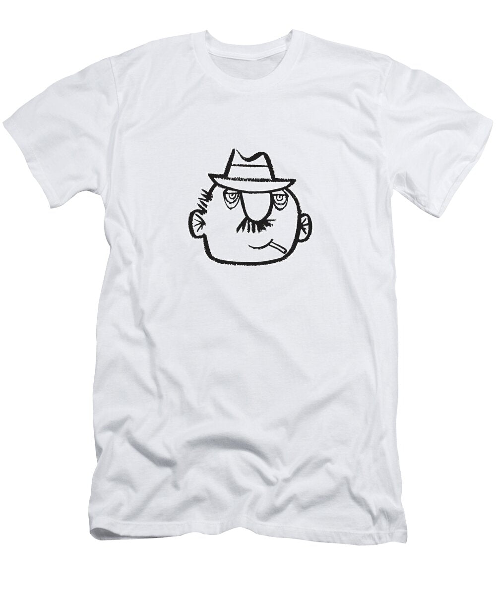 1 Man in Hat with Cigarette Csa Images T-Shirt