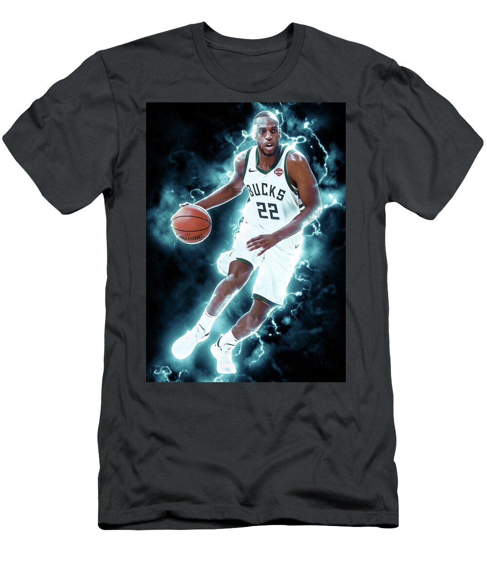 1 Player Player Khris Middleton Khris Middleton Khrismiddleton Jameskhristianmiddleton Milwaukee Bucks Wrenn Huber T-Shirt