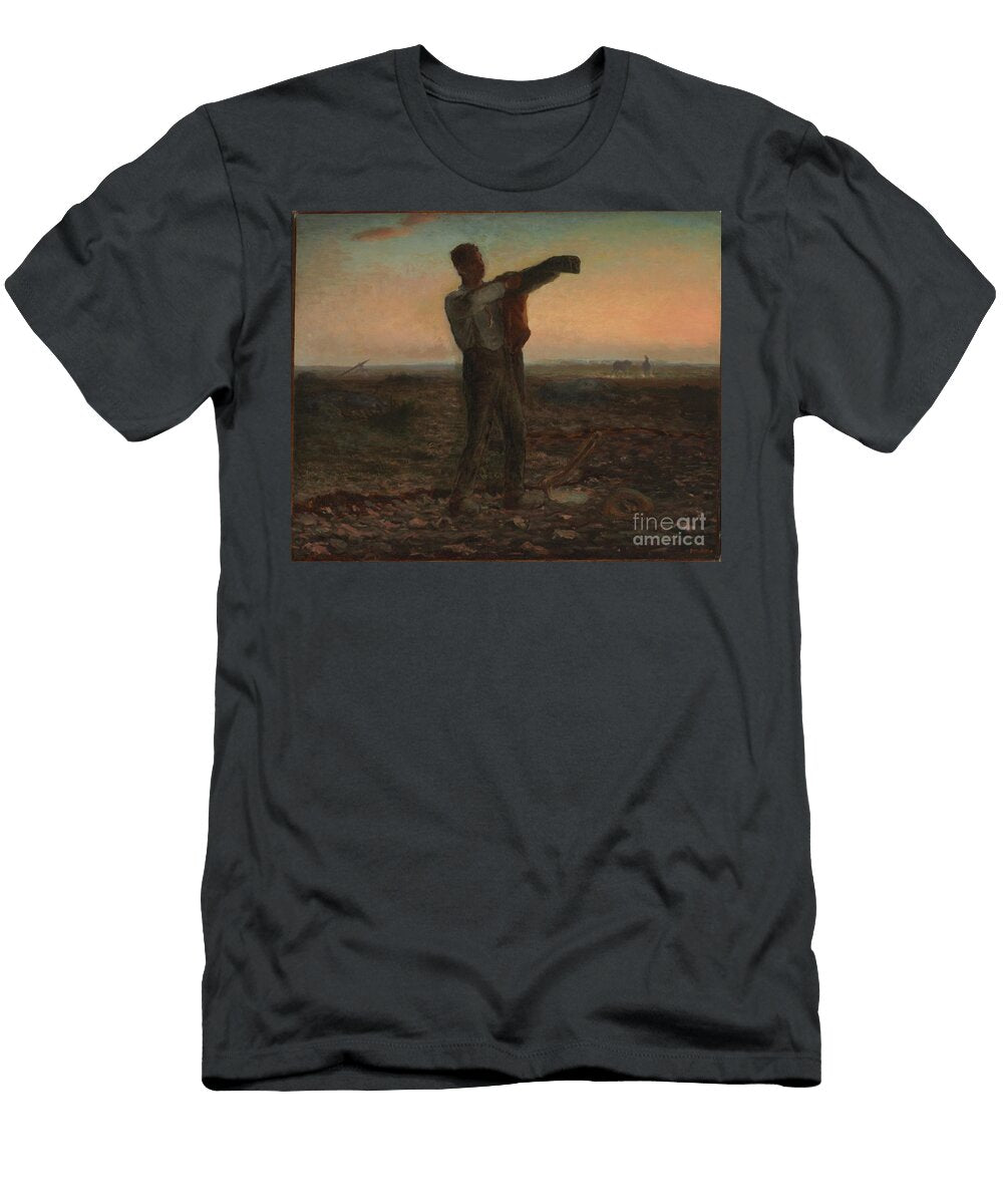 1 the End of the Day Effect of Evening Jean Francois Millet T-Shirt