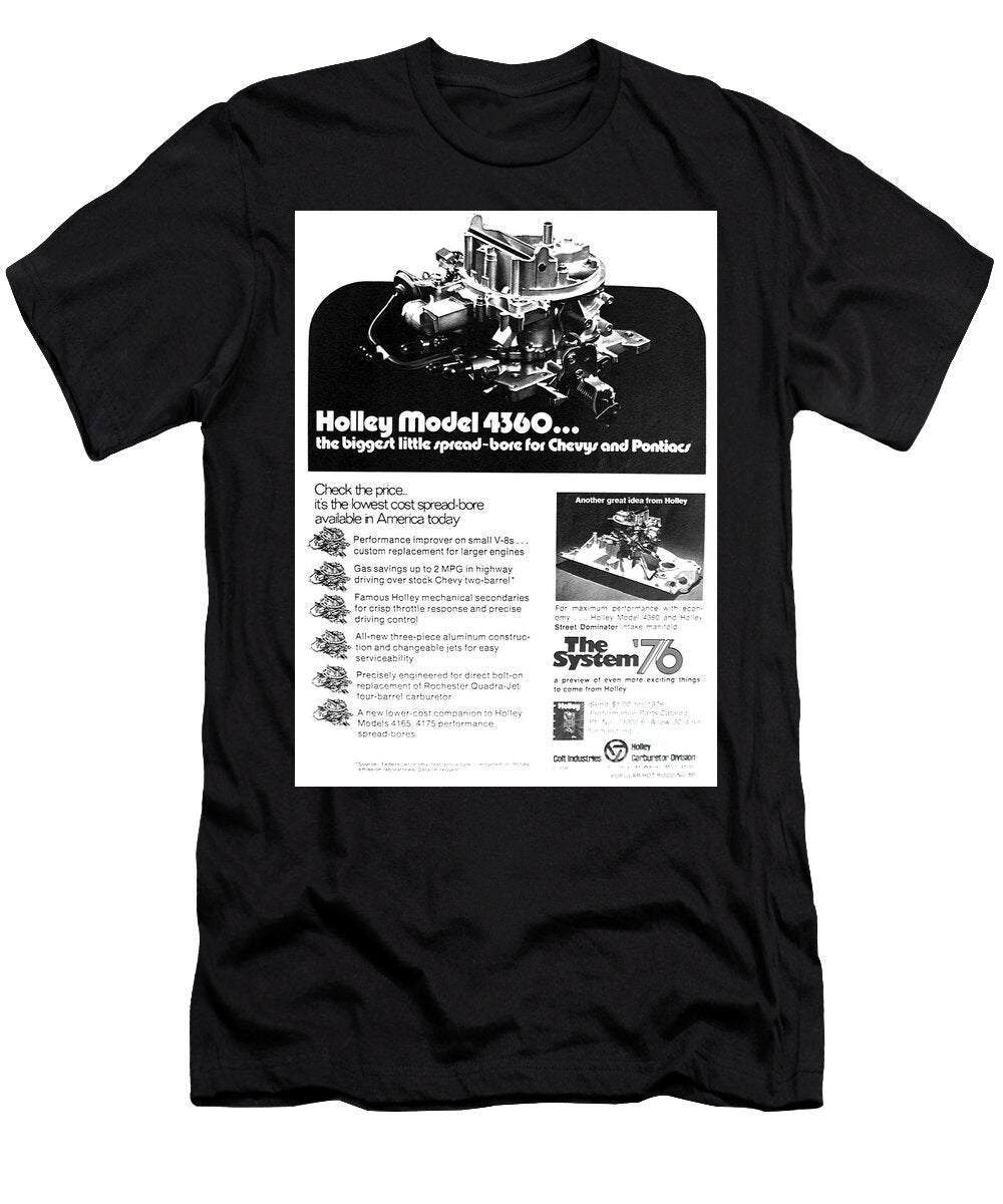 1976 Holley Carb Add David Lee Thompson T-Shirt