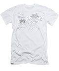 Angels Wearing Gas Masks As a Plane Goes Stan Eales T-Shirt