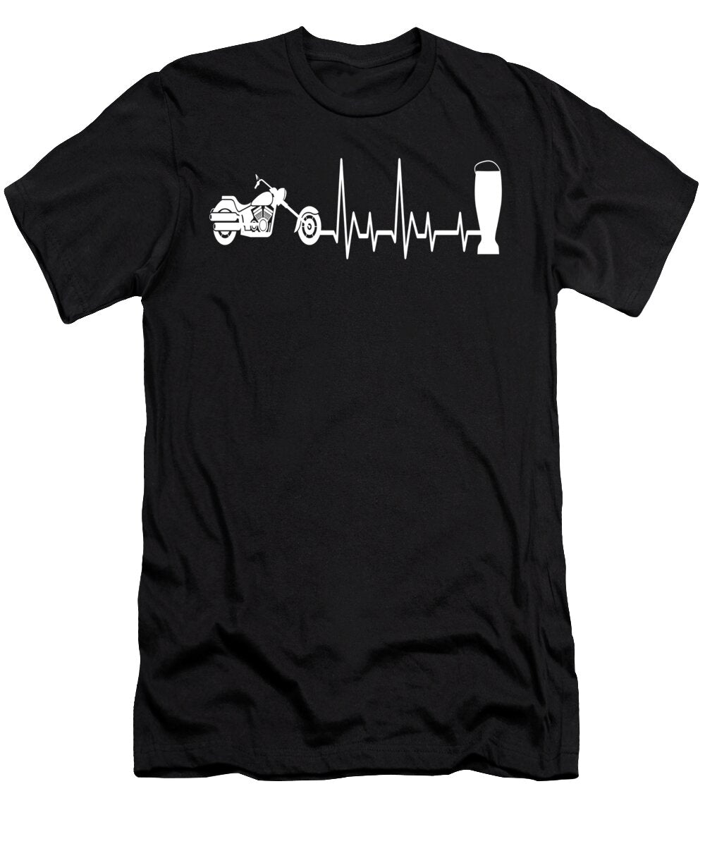 Chopper and Beer Steven Zimmer T-Shirt
