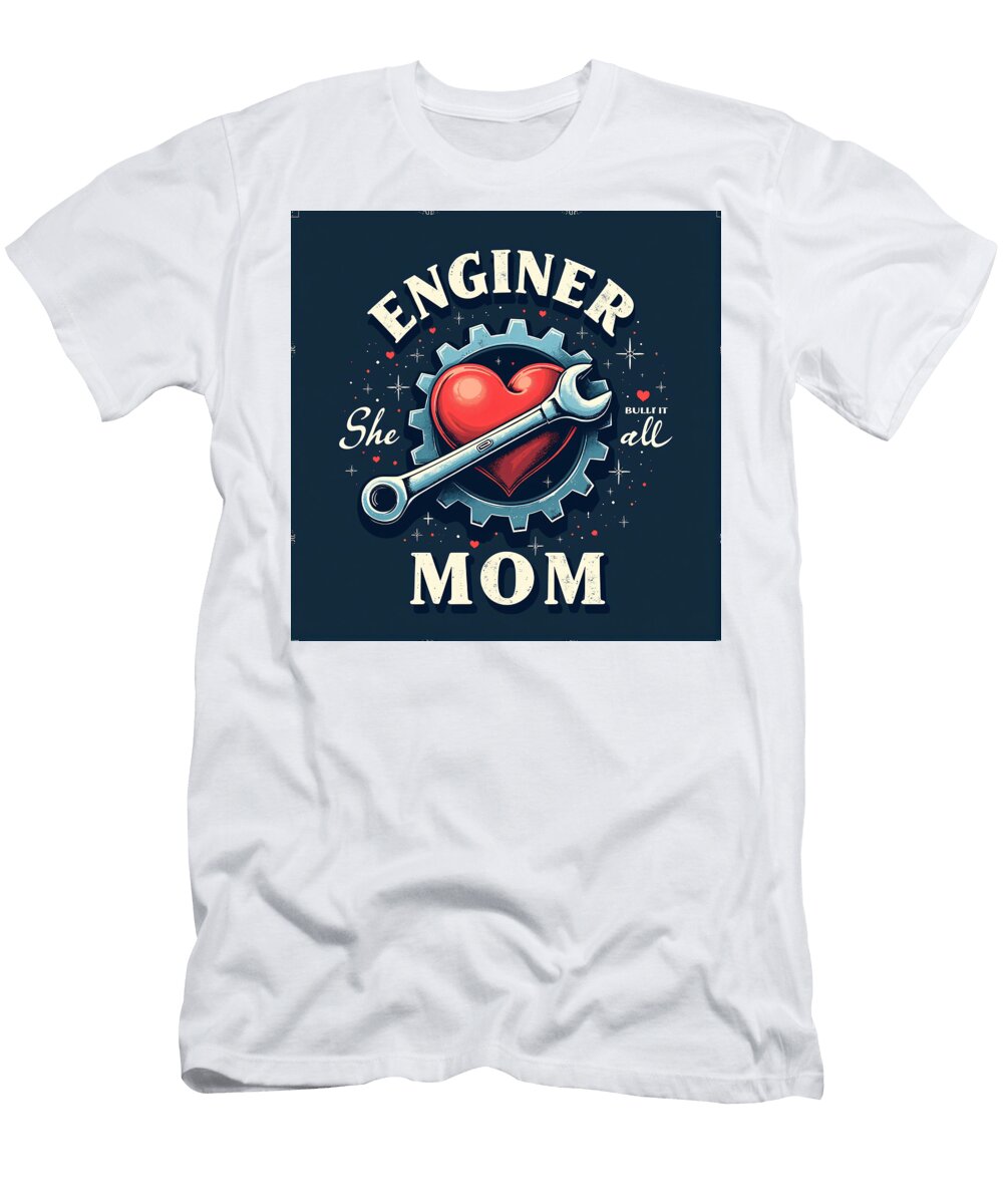 Engineer Mom with Heart and Wrench Gerard Nala T-Shirt
