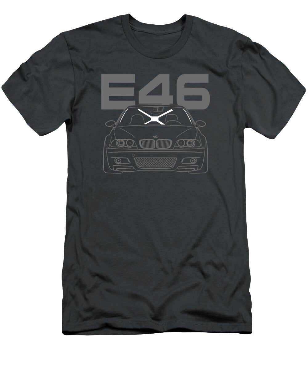 For E46 M3 Cars M3 M5 M6 Drift Nurburgring Track Race for BMW Popular Jayne Sides T-Shirt