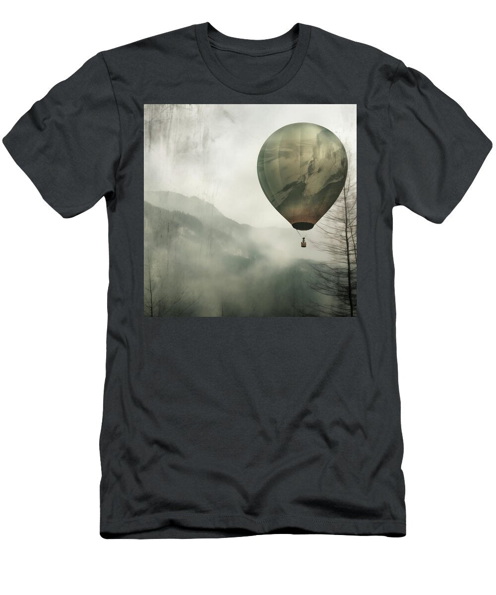 Hot Air Balloon Over the Woods Yo Pedro T-Shirt