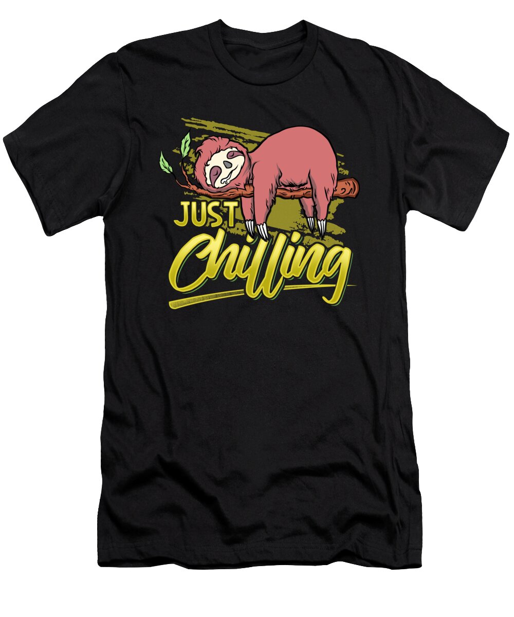 Just Chilling Sloth Relax Sleep Chill Mister T-Shirt